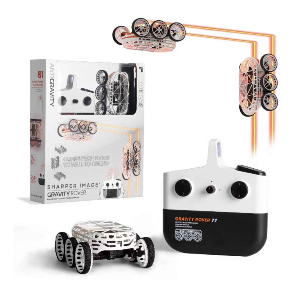 Remote Control Rover Project 2 Sharper Image Remote Control Rover Antigravity Floor Wall-Ceiling ...
